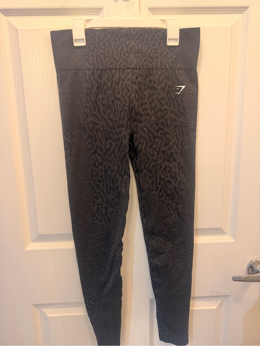 Gymshark Woman’s Black Patterned Active Leggings